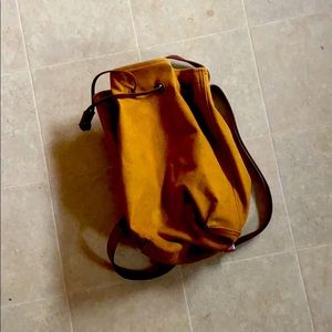 Madewell canvas backpack. *please read description